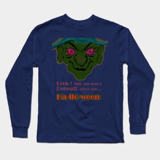 Green Goblin Halloween Spell Long Sleeve T-Shirt